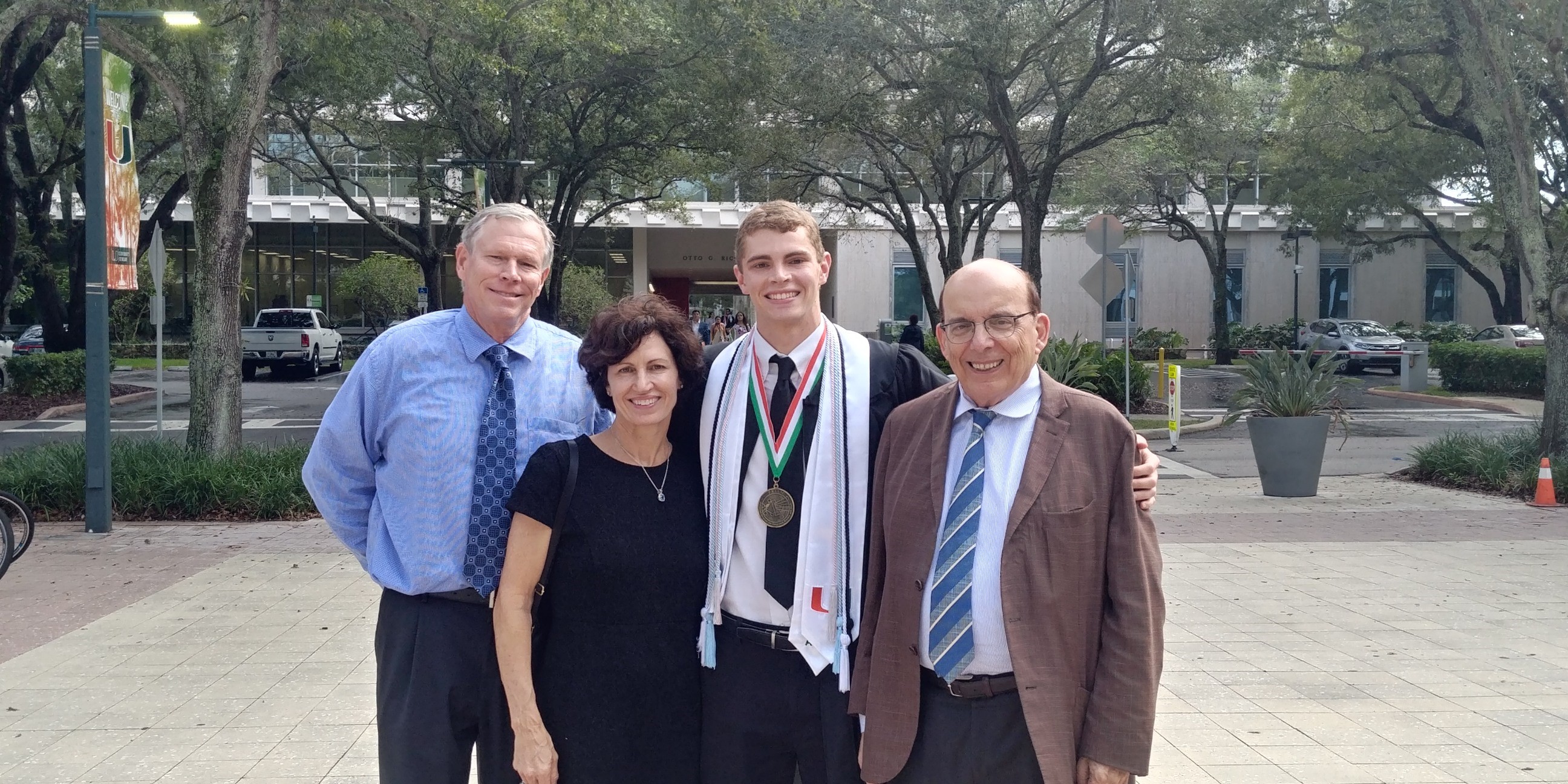 l to r. David Wiefels, Lana Wiefels, Matthew David Wiefels, John Paul Russo