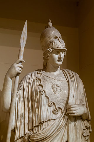 Greek statue of Athena